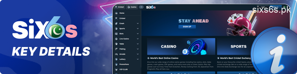 Core information about betting features on Six6s