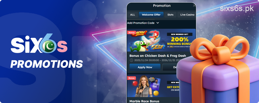 Current Six6s bonus deals available in Pakistan