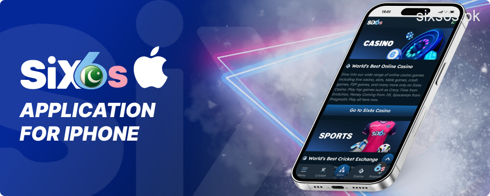 Official Six6s app designed for iOS users