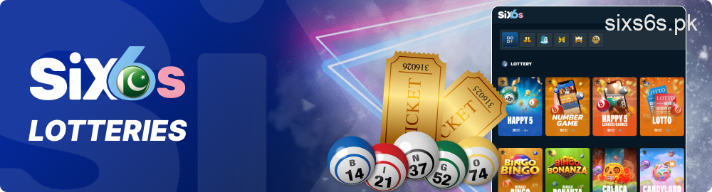 Lottery-style number games on Six6s